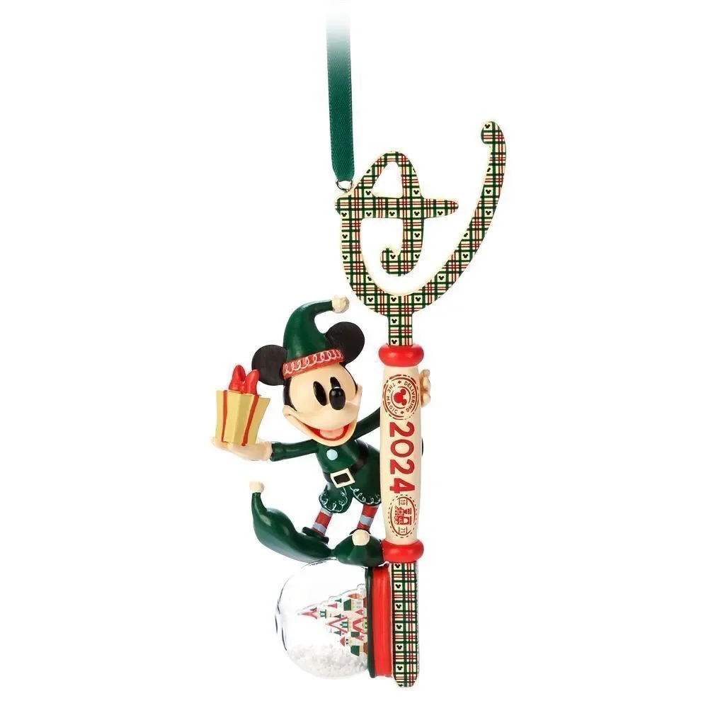 Mickey Mouse Holiday Collectible Key Sketchbook Ornament 2024 NEW NIB Disney